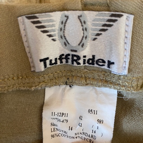 Tuff Rider youth size 14 breeches - Picture 3 of 3
